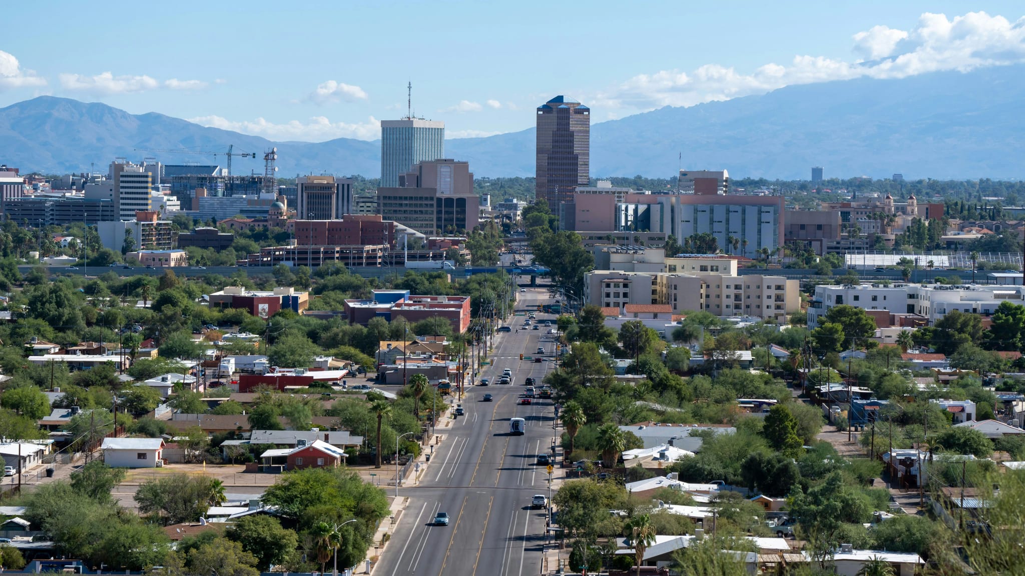 Tucson cityscape, Vero Exteriors service area